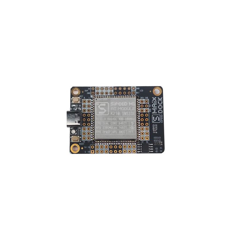 ShenzhenMaker Store Sipeed M1 dock suit ( M1 dock + 2.4 inch LCD + OV2640 ) K210 Dev. Board 1st RV64 AI board for Edge Computing