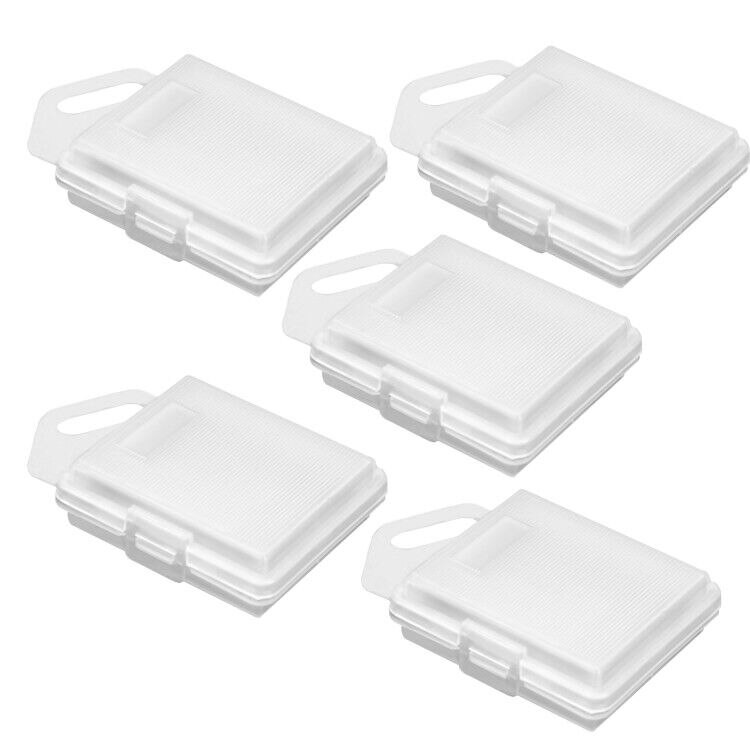 Waterproof Plastic Protective Storage Battery Box for GoPro Hero 9 8 7 6 5 4 Session Xiaomi Yi MiJia 4k Eken Camera Accessorie: 5 pcs white case