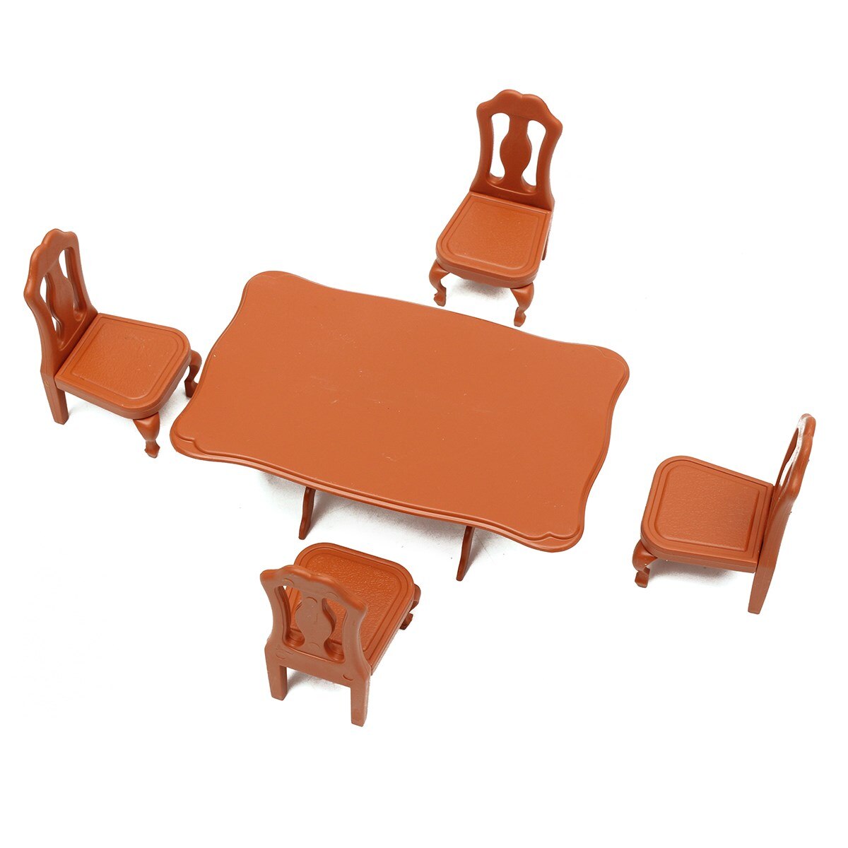 Diy miniatura møbler spiseborde stole sæt til mini dukkehus miniaturer møbler legetøj til børn voksen
