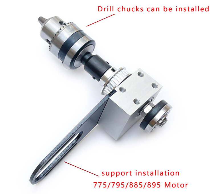 Small table saw spindle, precision unpowered diy miniature chainsaw, table saw spindle assembly