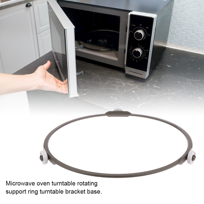 Microwave Oven Glass Turntable Bracket Base Tray Rotating Ring Support Roller