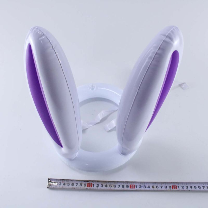 2 Pack Easter Inflatable Bunny Rabbit Ears Ring Toss Party Games Indoor Outdoor Rabbit Ears Ring Toss Toys Party