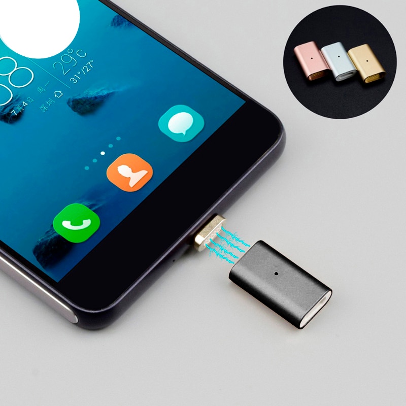 Micro Usb 2.0 Magnetische Adapter Voor Android Huawei Samsung Usb-kabel, magnetische Oplader Voor Redmi Lg Moto Xiaomi Honor Opladen