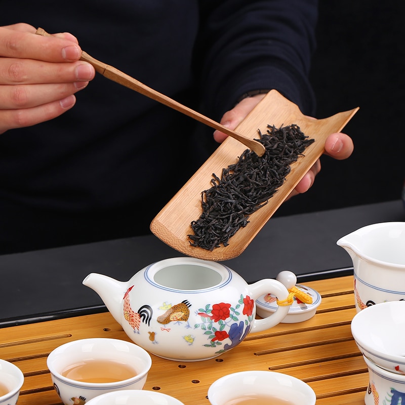 Chinesischen Ming Dynastie Huhn Tasse Porzellan Gaiwan China Tee tassen Porzellan Schüssel China Teekanne Celadon Teetasse