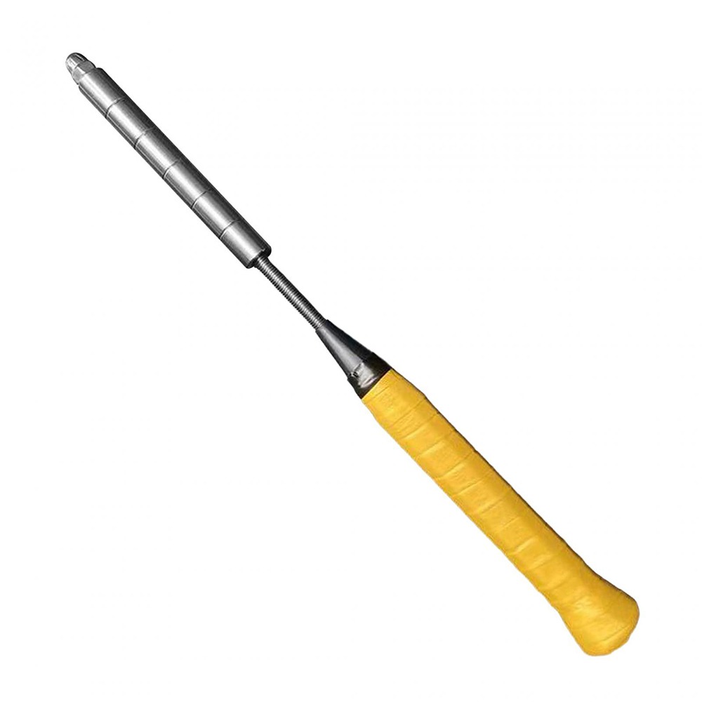 Adjustable Badminton Racket Swing Training Tools Manual Lightweight Racket Power Trainer Racket Swing Practice for Training: green