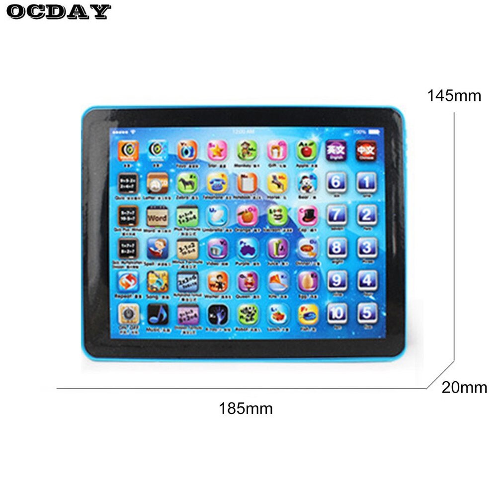 Baby kinderen touch tablet pad educatief speelgoed vroeg leren lezen engels chinees digitale machine voor kinderen tablet infantil