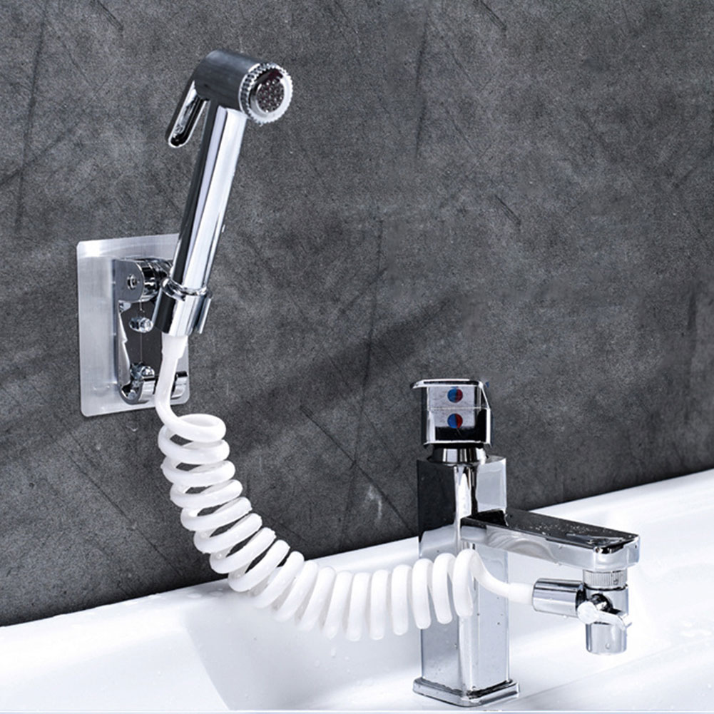 Schlecht Wasserhahn Externe Dusche Handheld Spritzgerät einstellen Für Hand Becken Waschbecken Dusche Wasserhahn enthalten Sprinkler Basis Schlauch Ventil