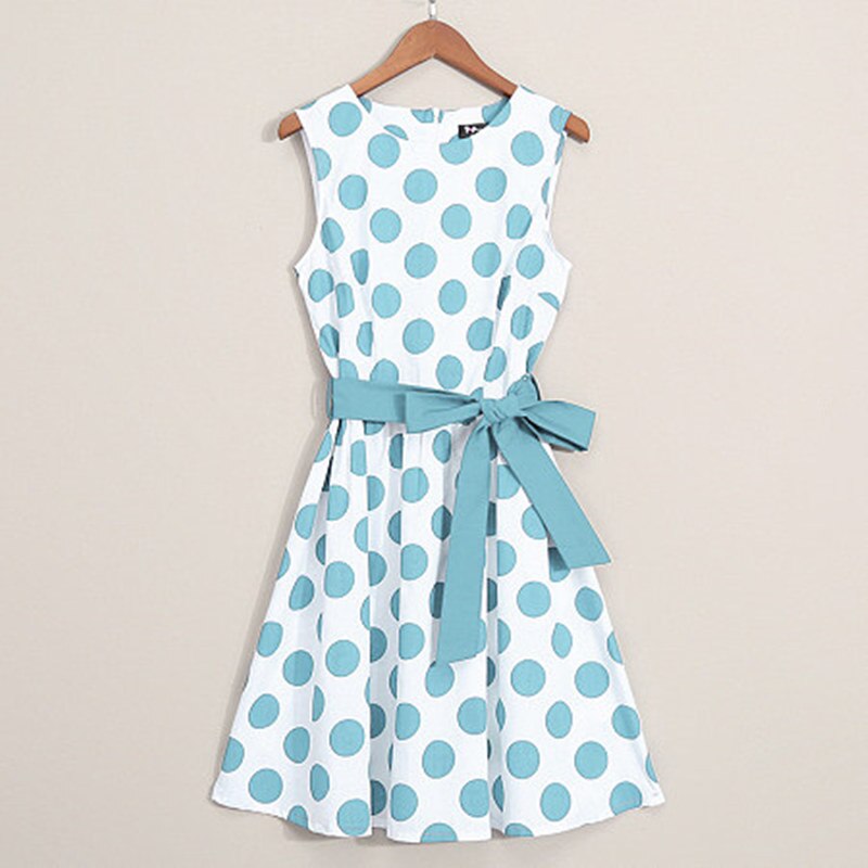 Family Matching Clothes Mother Daughter Dresses Father and Son Outfits Girls Dots Dress