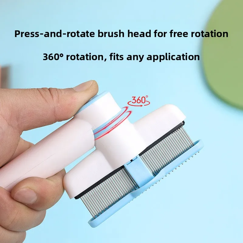 Pet Cat Comb Cat and Dog Hair Removal Brush Cleaning Hair Cleaner Beauty Cleaning Supplies Cat and Dog Universal Pet Supplies