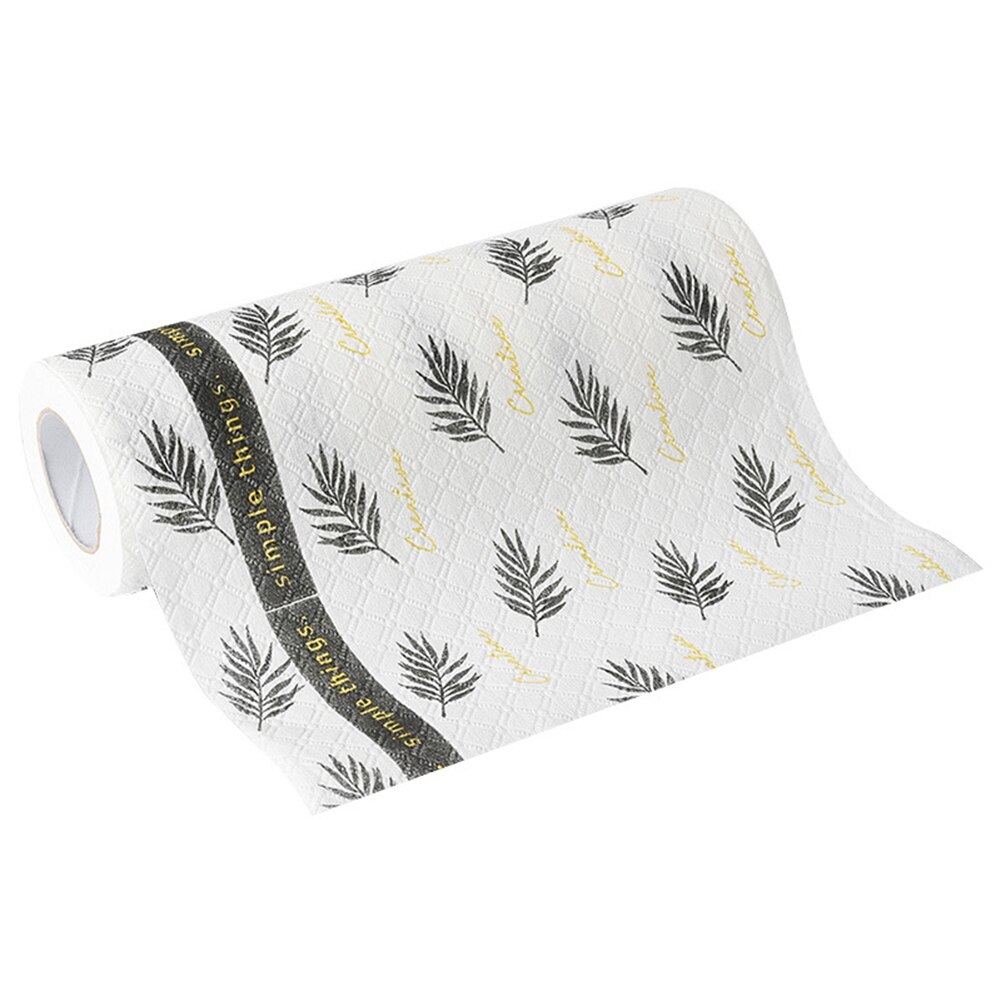 Kitchen Paper Towel Wet Dry Use Cleaning Cloth Reusable Strong Oil-absorbing Tissue FP8