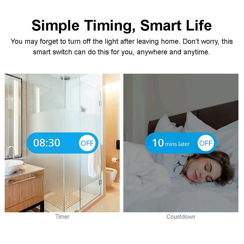 1/10 stück itead sonoff zbmini zigbee 3.0 schalter 10a timer smart home steuerung per ewelink app ein/aus, kompatibel mit alexa und google home