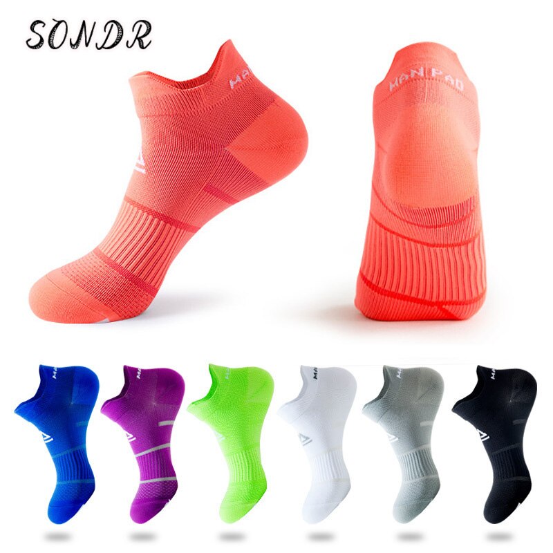 Sondr damen herren Sport-knöchelsocken, weich, für draussen-aktivitäzehn wie Basketball, radfahren, laufen, fußBall, atmungsaktiv, leuchtende farben, unsichtbar, reisesocken