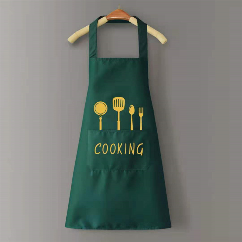 Kitchen Household Cooking Apron Men Women Oil-Proof Waterproof Adult Waist Coffee Overalls Apron Kitchen Accessories