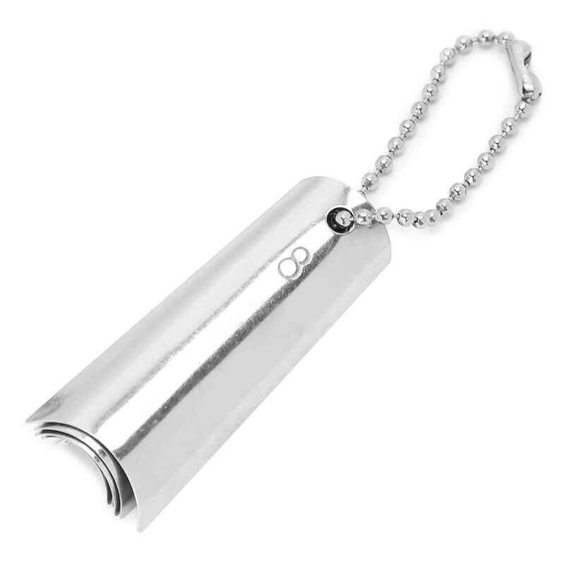 Nail Smile Line Cutter French Manicure 9 Sizes Single Tips Deep C Shape Cutter Tool Nail Edge Trimmer 9 Sizes Tips Cutter