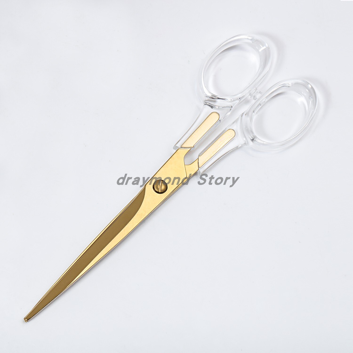 Acrylic Gold Scissors and Staple Remover acrylic stapler stationery: yellowgold Scissors