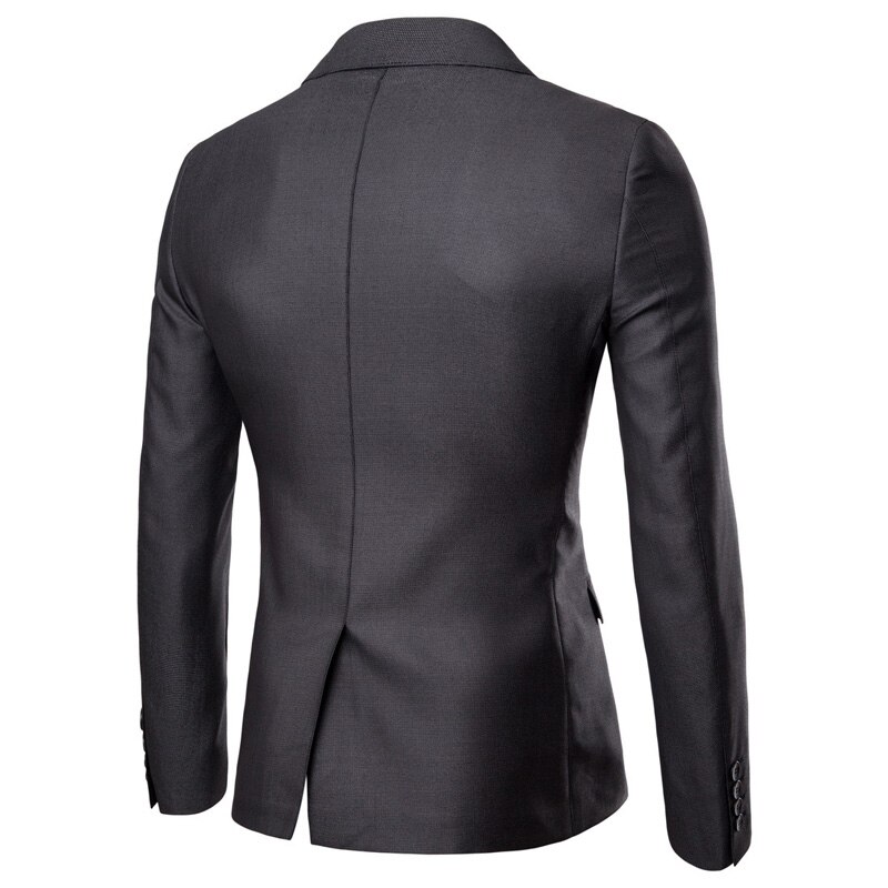 Mens Brand Business Suits with Pants Brand Single Button 2 Piece Suit (Jacket+Pants) Men Wedding Groom Suits for Men