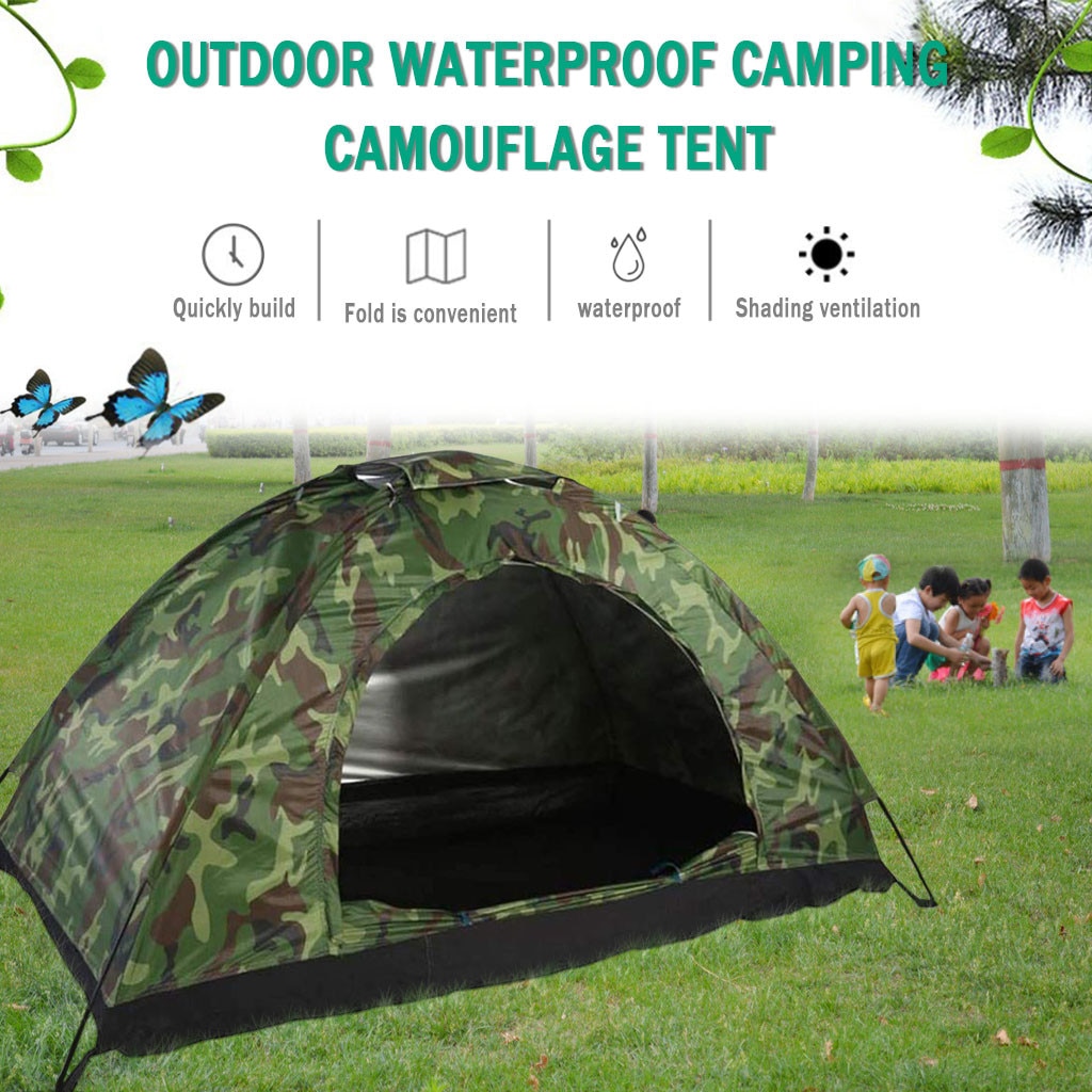 Uv-beständiges, hoch aufstellbares zelt für outdoor-aktivitäten wie camping, wandern, strand, bergsteigen, angeln und patchwork #gh