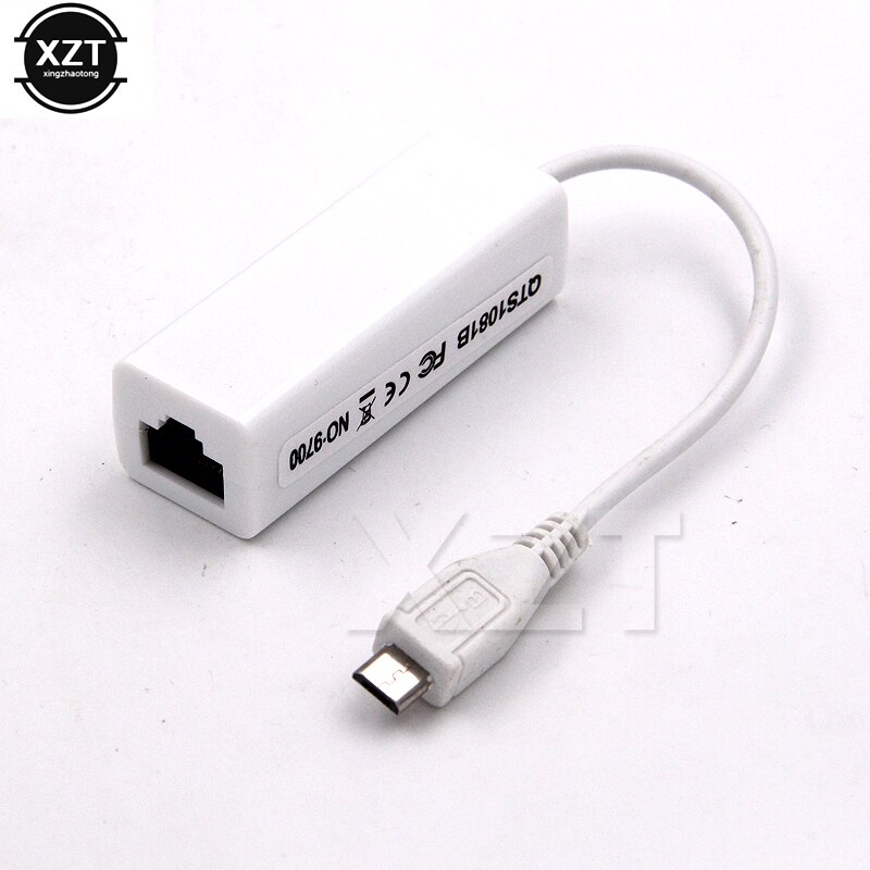Adattatore per scheda di rete LAN Ethernet 10/100 a 5 pin 10/100 da maschio a RJ-45 femmina per tablet IC Ethernet LAN Hot