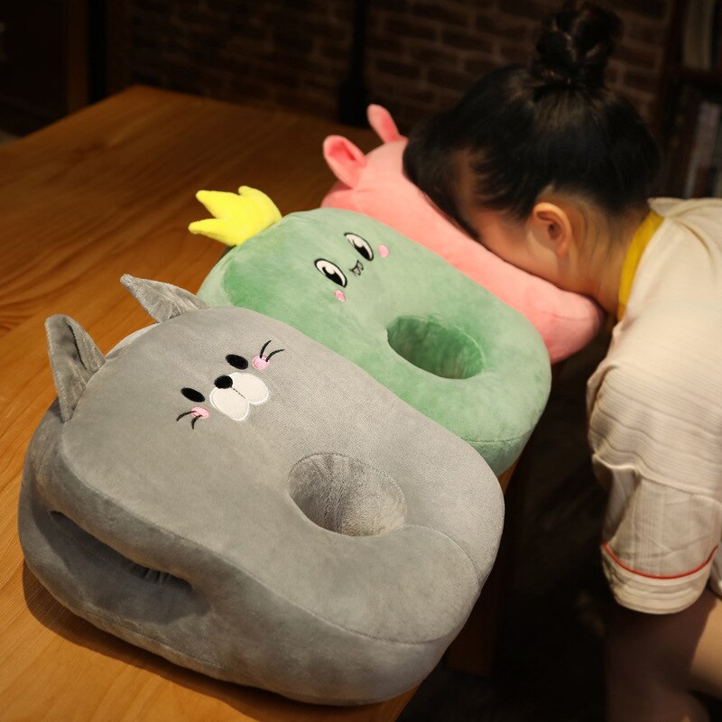 Hand Warmer Nap Pillow Cushion Office Nap Pillow Artifact Students' Lunch Break Lying Table Pillow Girls Sleeping Pillow
