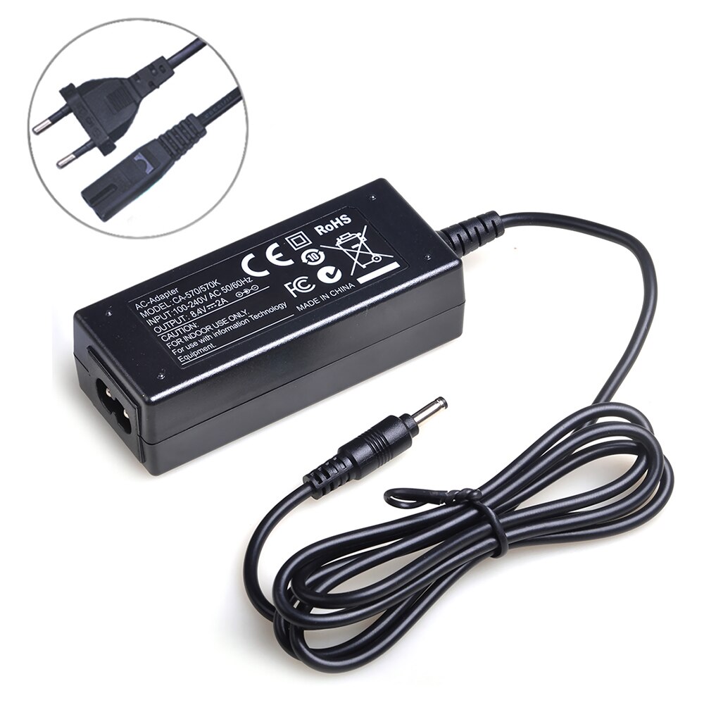 CA-570 AC Adapter for Canon FS300, HF10, HF11, HF20, HF100, HF200, HF M31, HF S10, HF S100, HG20, HG21, HG30, HR10, HV10, HV20,