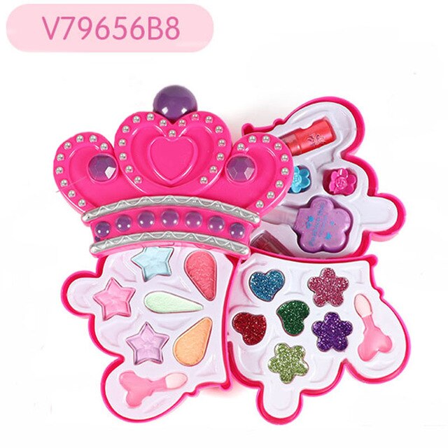 Jenter sminke leker skjønnhet sminke verktøy barn late som leke leker trygge giftfri dressing kosmetisk neglelakk leker: V79656 b 8