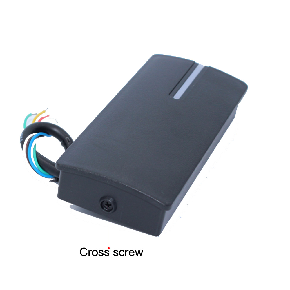 IP68 Waterdichte 125Khz Rfid Kaartlezer Wiegand Output Input Toegangscontrole Kaartlezer 13.56Mhz Zwart Reader
