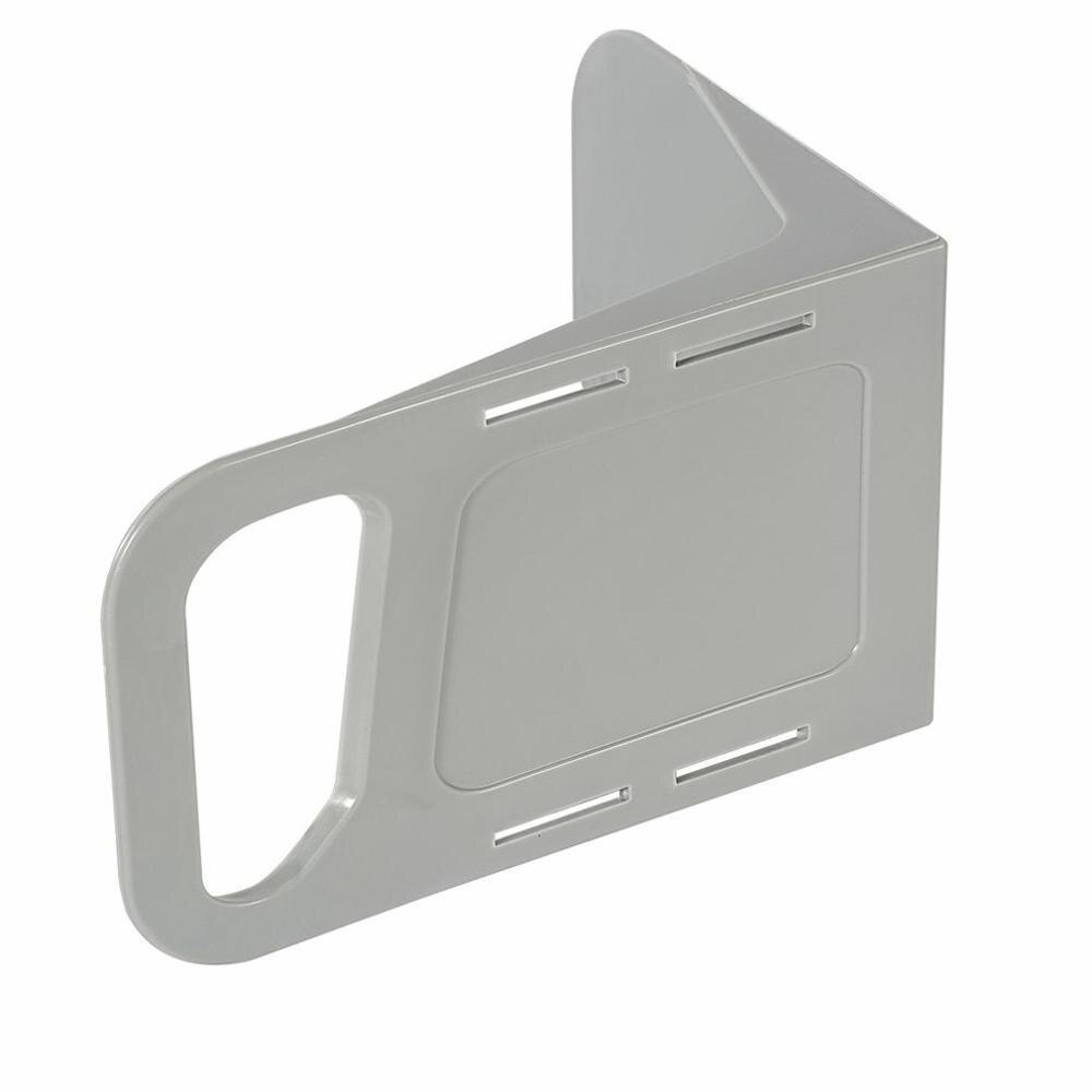 Bil bagagerum opbevaringsboks fast skillevæg bil plast baffel solid baffel tilbage auto bagagerum fast rackholder: Grå