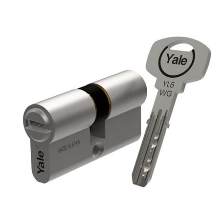 Cilindro Di Sicurezza Yale YL6P3040HN - Nichelato, 30x40 Mm, Con 5 Chiavi - Foto 2