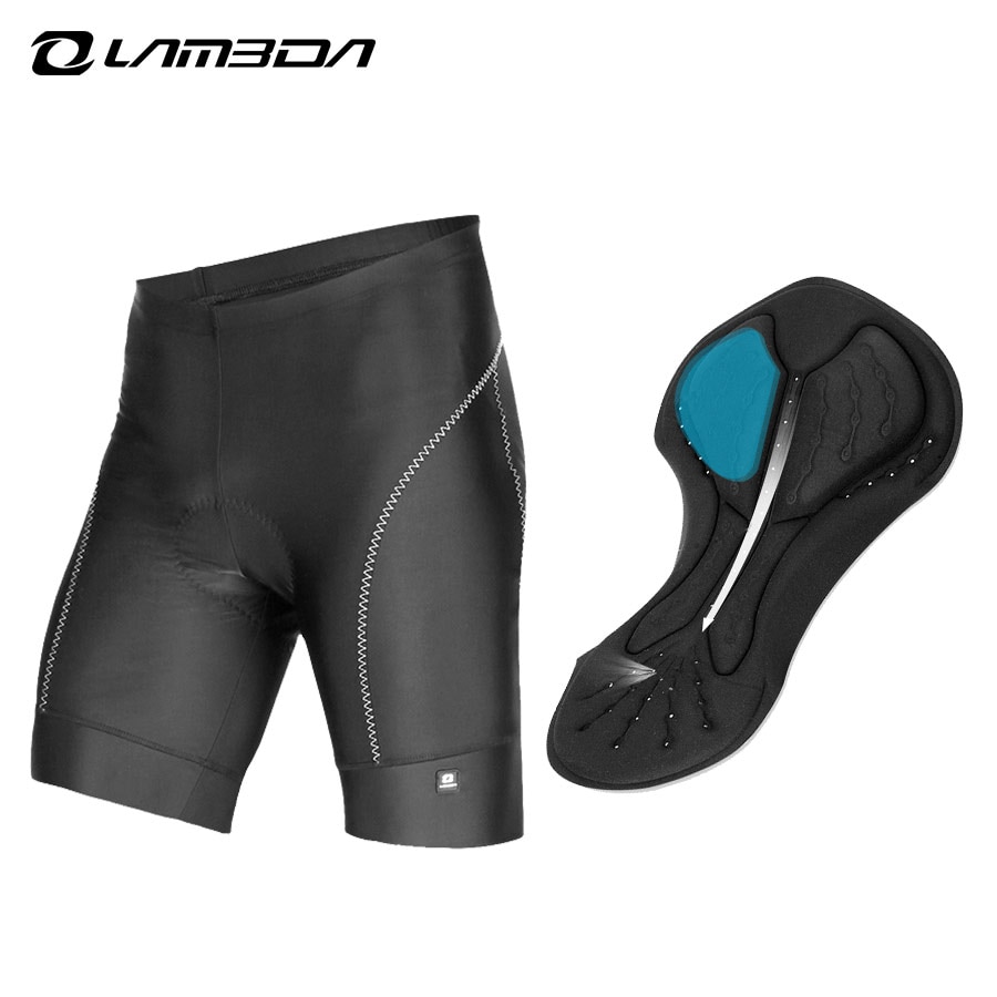 Lambda Fietsen Shorts Mannen Mountainbike Mtb Shorts Gel 3D Gewatteerde Ademende Fiets Shorts