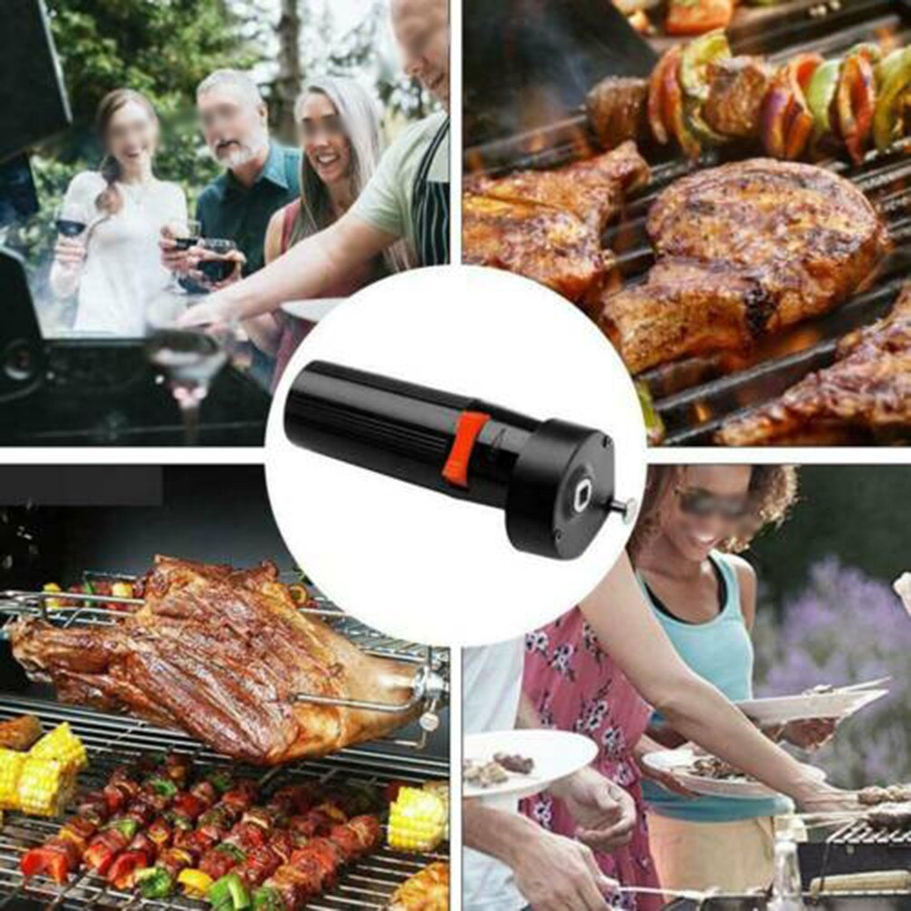 Electric BBQ Rotisserie Grill Roast Barbecue Universal Kit Motor Meat Skewer Outdoor Picnic Rotator Motor High
