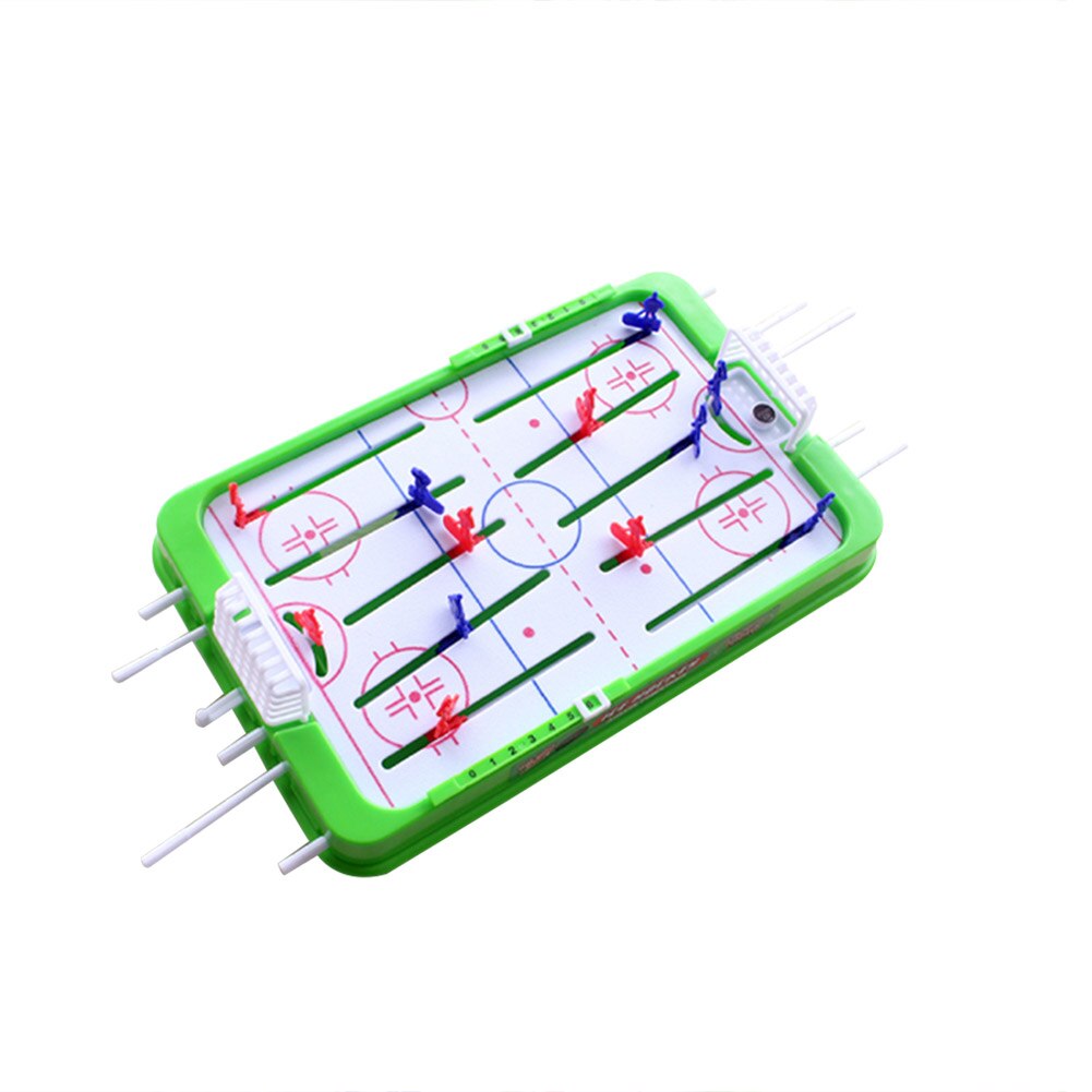 Tabletop Spiel für Jungen Mini Stange Eishockey Tisch oben Zubehör Familie Spielen Spaß Spiel einstellen M09