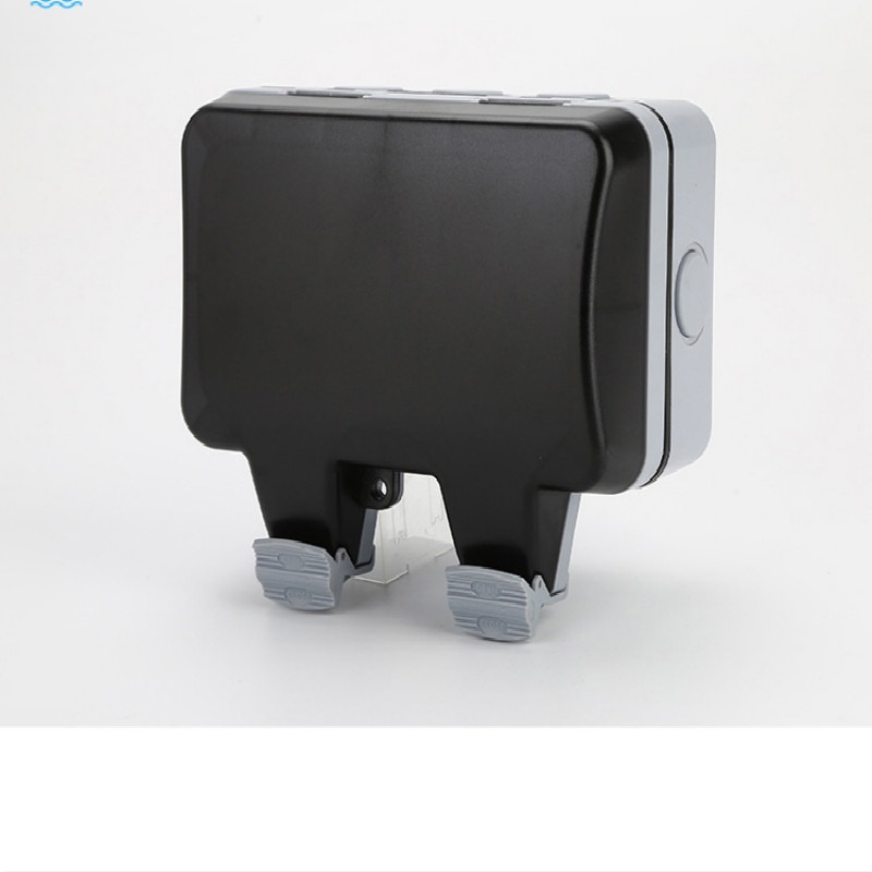 Weatherproof Waterproof Outdoor Wall Power Socket 13A UK Electrical Outlet Grounded IP66 Switched Socket Electrical Accessories