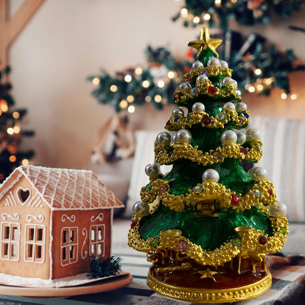 5.5X8.8Cm Kerst Trinket Doos Unieke Boom Decoratie Voor Kerstboom Arbol De Navidad