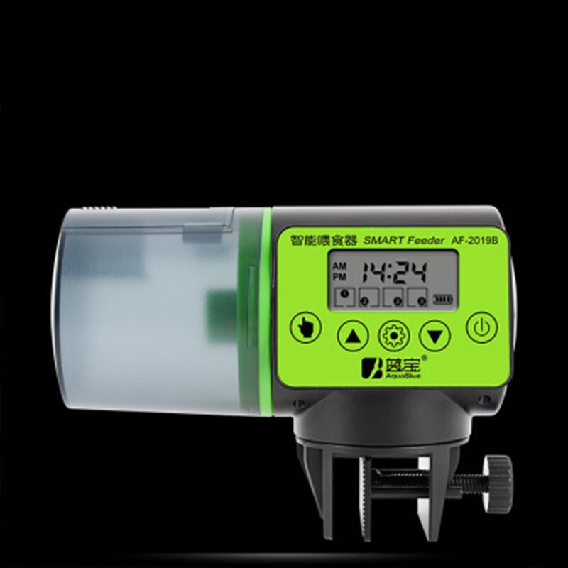 2 in 1 Manual and Smart Automatic Fish Feeder Aquarium Timer Feeder Digital Fish Tank Electrical Food Feeding Fish Feeder Tool