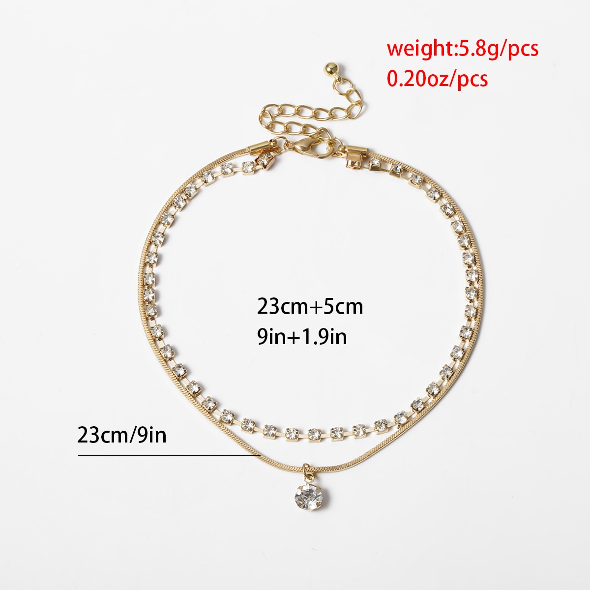 PuRui Boho Ankle Bracelet Rhinestones Beads Pendant Foot Chain Charm Bracelet Anklets for Women Jewelry Beach Accessorie