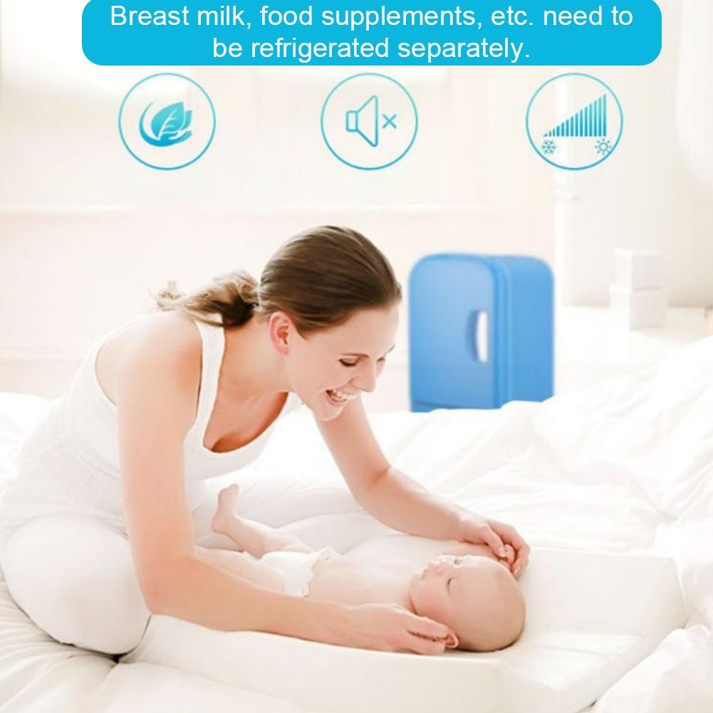 Mini refrigerador de refrigeración portátil de 4L, 12V, refrigerador de viaje, calentador para coche, hogar, oficina, pícnic al aire libre