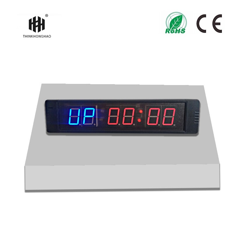 Salle de sport Chronomètre avec Télécommande pour la Forme Physique De Gymnase de Formation Idéal Intervalle Minuterie Horloge Avec Supports Muraux HORLOGE LED