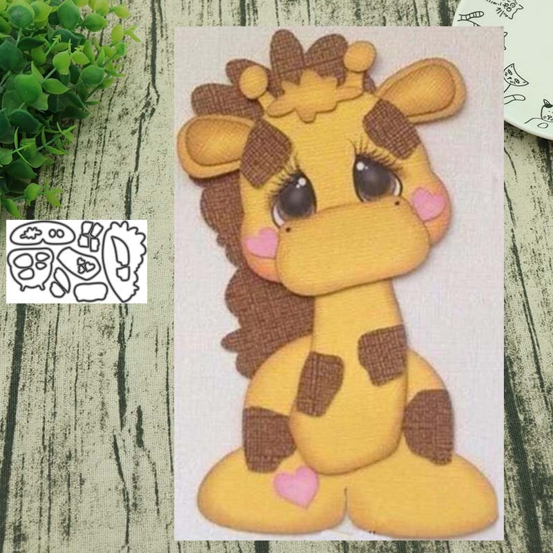 Animal giraffe metal cutting dies Scrapbooking album paper craft handmade card stencil art cutter