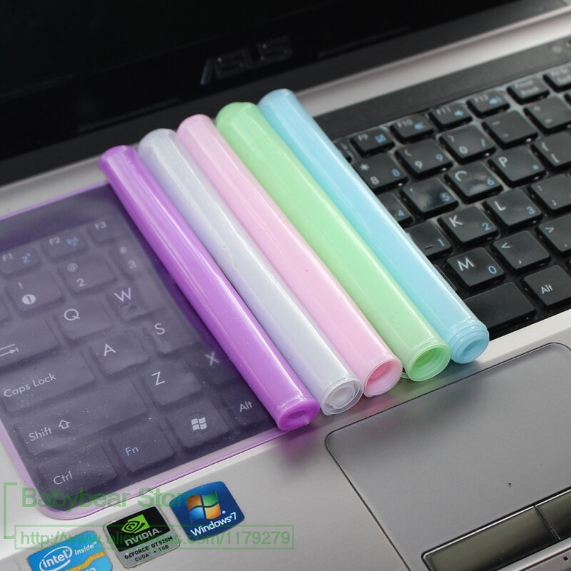 2 teile/los Silikon Wasserdichte Laptop Tastatur schutzhülle film 12 13,3 14 laptop tastatur abdeckung 15,6 17,3 15 17 notebook aufkleber