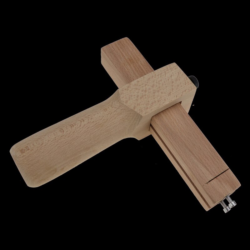 Wood Adjustable Strip and Strap Cutter Craft Tool Leather Hand Cutting Tools DIY Belt Cutting Tools
