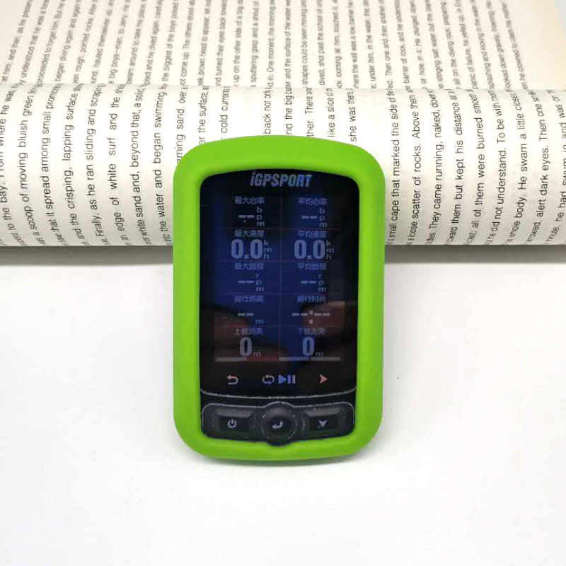 IGPSPORT-funda protectora de silicona para ordenador de bicicleta, iGS618, 618: Green B