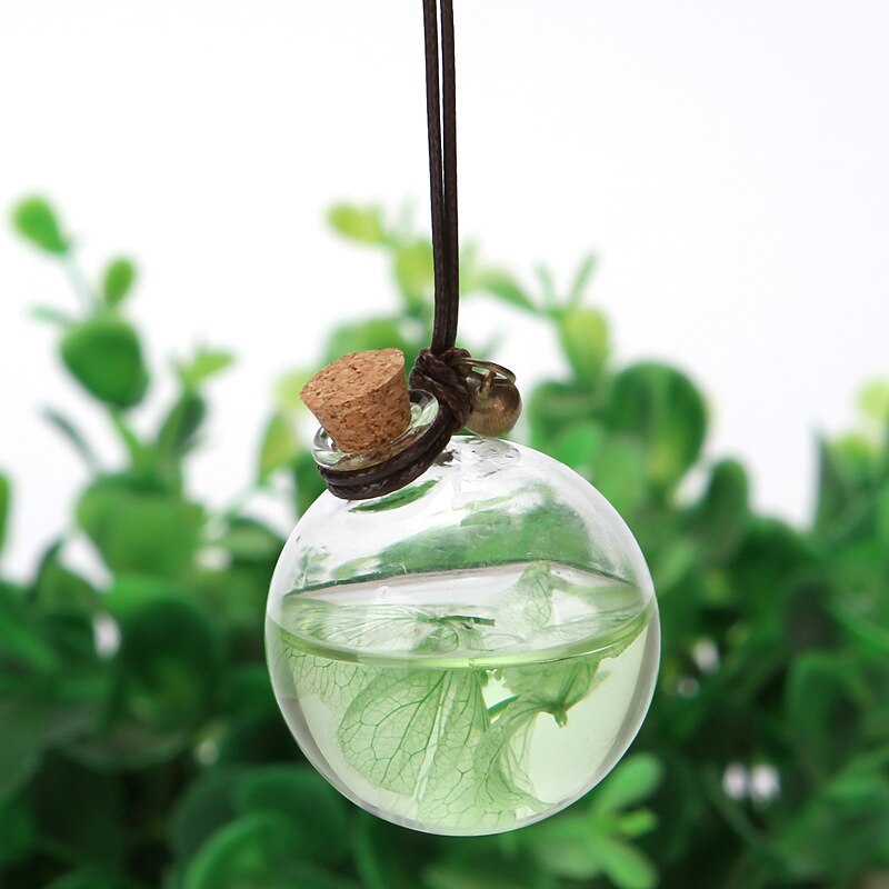 1pc auto parfumflesjes luchtverfrisser met etherische oliën van bloemen auto ornament parfum hanger lege hangende fles auto-styling