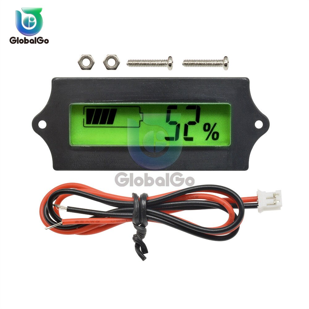 24V Electric Car Battery Level Indicator Monitor Gauge Display Meter Battery Capacity Tester