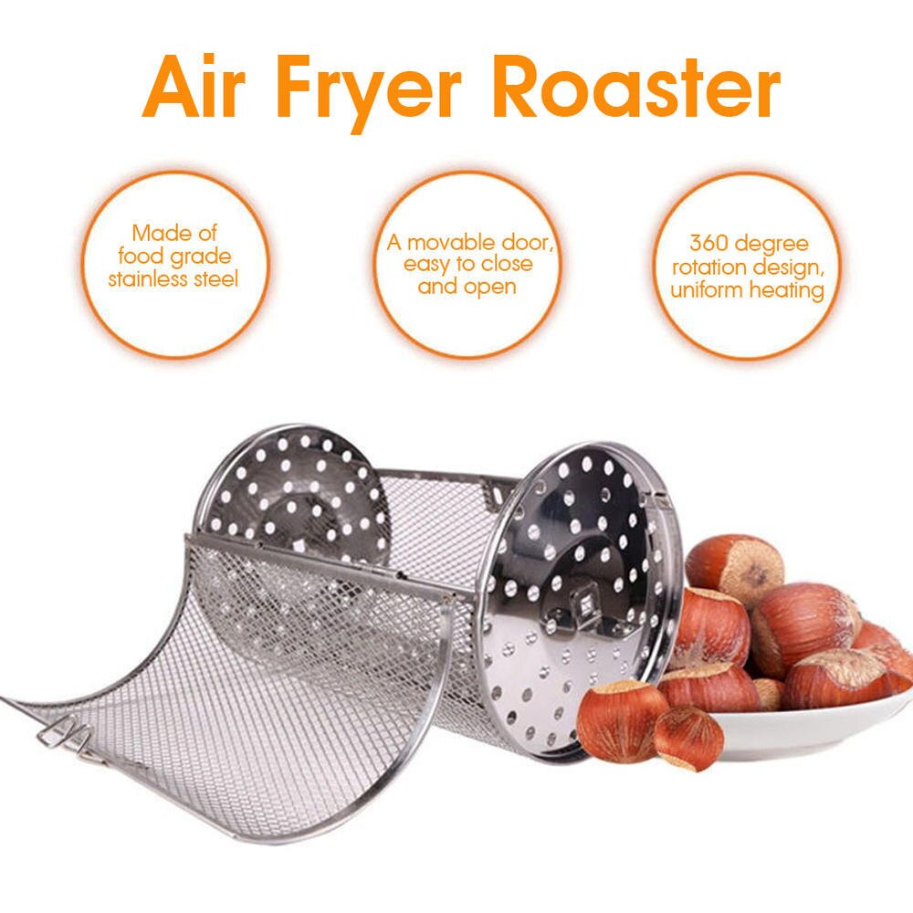 Air Fryer Oven Basket Kitchen Grill Roaster Air Fryer Accessories Potato Fries Cookware Utensil Kitchen Tools