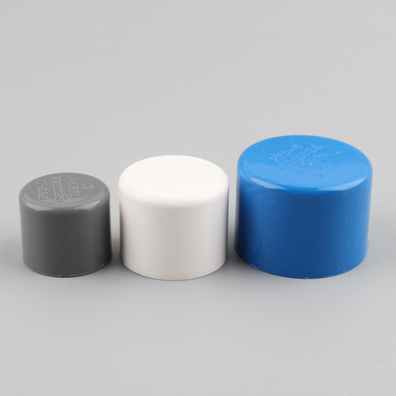 ID 20 25 32 40 50mm Plug Water Supply Pipe Pipe End Caps PVC Pipe Plug Garden Irrigation Hydroponic Pipe Connector