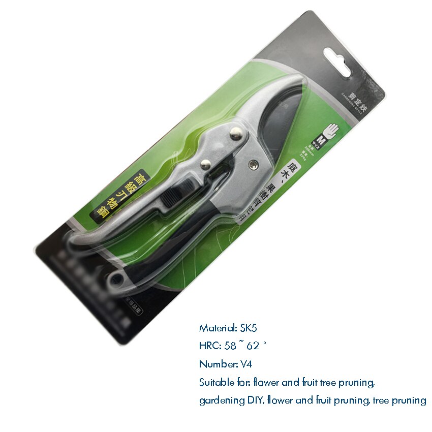8 Inch Pruning Shears Manual Hand Pruner, SK5 Blade, Flower Shears Garden Fruit Tree Branches Shears Gardening Pruning Scissors: C