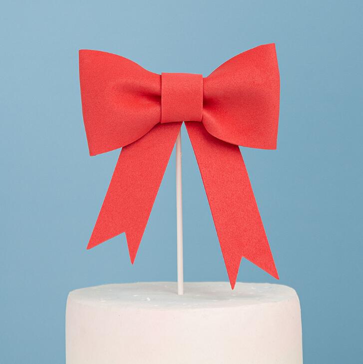 Gâteau Topper nœud-noeud gâteau décoration fête d'anniversaire fille bébé douche décor belle Rosette fille décor: 6