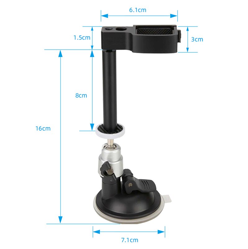 Car Mount for FIMI PALM Pocket Camera Stabilizer Handheld Gimbal Bracket Vehicle