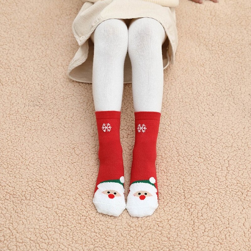 Neue 6 Paare Weihnachten freundlicher Strümpfe Mittel Rohr freundlicher Weihnachten Winter warm Sox Socken