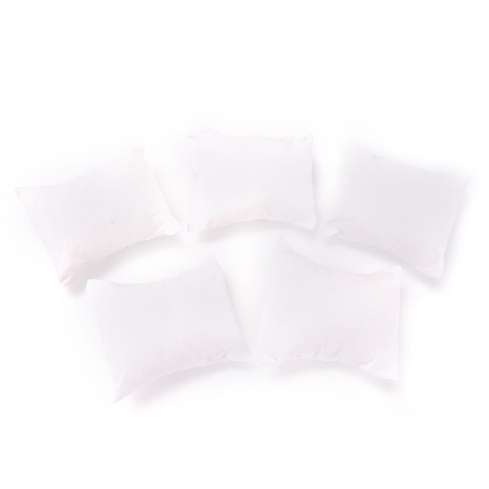 Neue 5 teile/los Schmuck Armband Armreif Kissen Display Halter Uhr Halter Display Kissen Armband Kissen Kissen: White